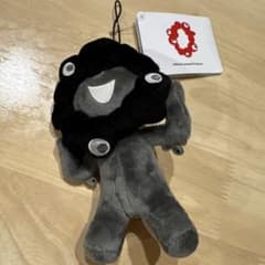 ミャクミャク ブラック ゴム紐付きマスコット ぬいぐるみ 黒いミャクミャク B