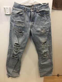 Levi'sダメージジーンズのサムネイル