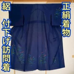 KN6226 絽 付下げ訪問着 身丈155cm 夏着物 正絹 - メルカリ