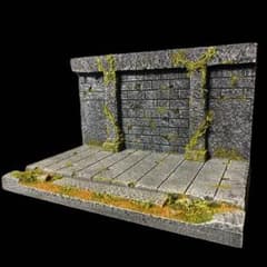 ジオラマ ベース 遺跡 神殿 廃墟 フィギュア ねんどろいど ドラクエ等
