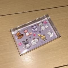 新アミユキャラ ぷっくりんちょシール きつねのサムネイル