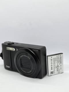 美品】【スマホ転送OK】リコー RICOH CX4 ブラック デジタルカメラ