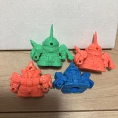 ガン消し フィギュア 4体セット 当時物　武者ガンダムシリーズのサムネイル