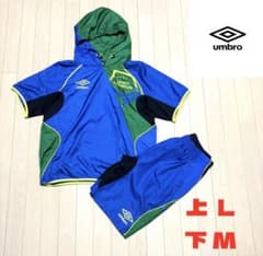 【UMBRO】【Top L, Bottom M】Umbro Men's Short-Sleeve Soccer Set