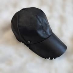 KAMINSKI XY 黒 ヘレンカミンスキー 本やぎ革レザーキャップ - メルカリ