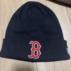 NEW ERA ニット帽 ビーニー ネイビーのサムネイル