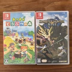 あつまれ どうぶつの森　MONSTER HUNTER RISE セットのサムネイル