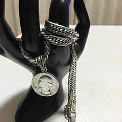 シルバー925喜平ネックレス&トップのサムネイル