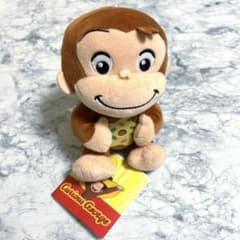 おさるのジョージ　ぽってりぬいぐるみ　ドーナツ【タグ付】