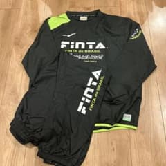 FINTA ピステ上下 黒/緑　メンズMサイズのサムネイル