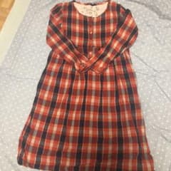 専用です★期間限定値下げ チェックワンピース サニークラウズ  フェリシモのサムネイル