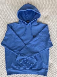 Stussy ライトブルー パーカー LARGEのサムネイル