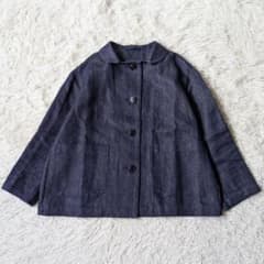 アトリエダンタン　Moreau ヘンプデニムジャケット　インディゴ　サイズ0 m50326156781_1.jpg?1758804156