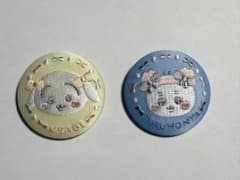 ゆかりん様専用　ちいかわ 刺繍缶バッジ 2個セットのサムネイル