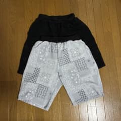 ハーフパンツ 2枚セット ペイズリー柄のサムネイル