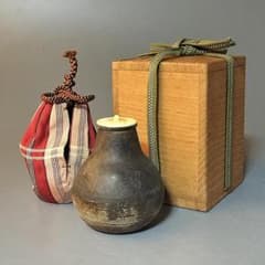 ◆t787◆茶道具　備前焼　茶入　仕服　鎌倉間道 ◇t787◇茶道具 備前焼 茶入 仕服 鎌倉間道 - メルカリ