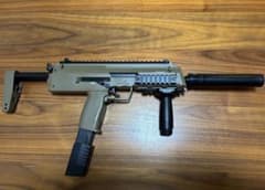 CP7 クラウンモデル　電動サブマシンガン カスタム クラウンモデル 電動ガン サブマシンガン CP7 TANカラー