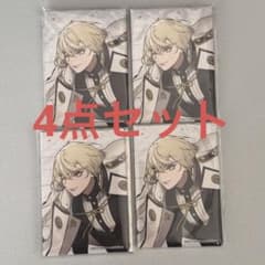 刀剣乱舞 五周年記念祝画 スクエア缶バッジコレクション 髭切 4点