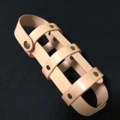 割引中　ハンドメイド　レザーペットボトルホルダーのサムネイル