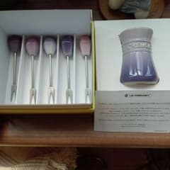 【新品】ルクルーゼ フードピック & チャイニーズ スプーンセット カトラリー 新品】ルクルーゼ フードピック & チャイニーズ スプーンセット