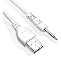 USB充電ケーブル 丸端子 17.4mm 高速DC充電 抜け防止設計のサムネイル