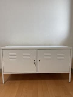 値下げしました！IKEA PS キャビネット　ホワイトのサムネイル