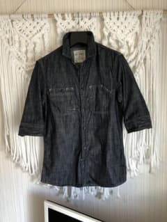 値下げ！Allsaints 半袖デニムシャツ　超美品のサムネイル