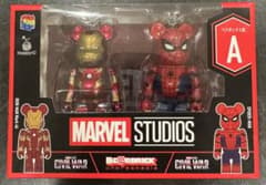 MARVEL BE@RBRICK アイアンマン & スパイダーマン 2体セットのサムネイル