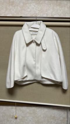 snidel ポンチョコート 白