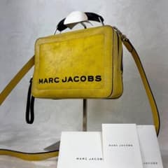 【美品✨】マークジェイコブス 2way ボックスバッグ 黄色 ヴィンテージ加工 美品✨】マークジェイコブス 2way ボックスバッグ 黄色 ヴィンテージ