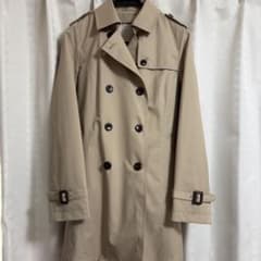 洋服の青山　ベージュ トレンチコート　ライナー付き　13号　撥水加工のサムネイル