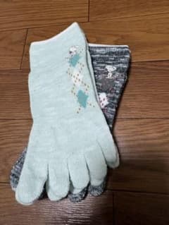 スヌーピー 5本指ソックス 2足セットのサムネイル
