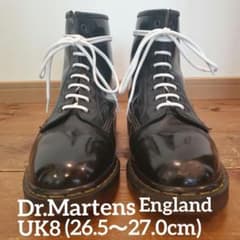 【ビッグサイズ×王道の黒】英国製 ドクターマーチン 8ホール UK8 ビッグサイズ×王道の黒】英国製 ドクターマーチン 8ホール UK8 - メルカリ