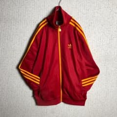 レアカラー】adidasジャージ ファイヤーバード レッドイエロー赤黄色XL 