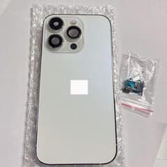 iPhone 14 Pro 背面筐体 ハウジング 修理用パーツ　紫　ベージュのサムネイル
