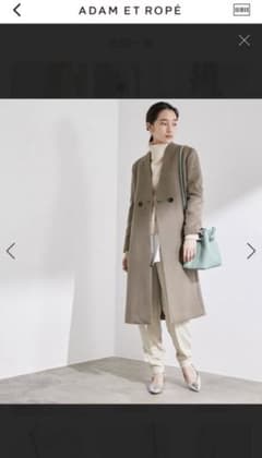 ADAM ET ROPE 新品ノーカラーコートのサムネイル