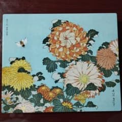 モロゾフスチール缶　菊花に虻　葛飾北斎のサムネイル