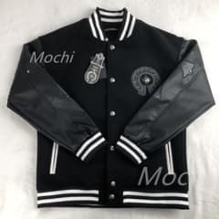 CHROME HEARTS ブラック ジャケット 刺繍 - メルカリ