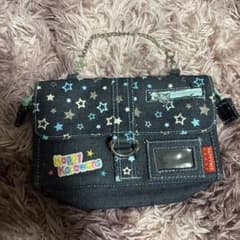 星柄デニム 筆箱　ペンケース　happy korowans 平成レトロのサムネイル