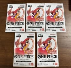 ラウンドワン ONE PIECE カードゲーム ワンピース プロモ 5パック