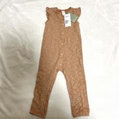 【未使用】H&M 花柄ロンパース 100のサムネイル
