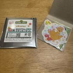 セサミストリート キャラ福くじ G賞 ホログラムステッカー　ビッグバードのサムネイル