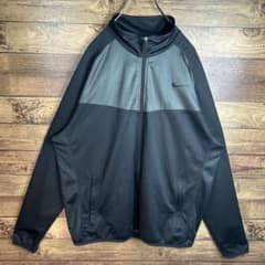 7543 헌 옷 NIKE 나이키 트럭 재킷 풀 Zip 자수 저지 XL