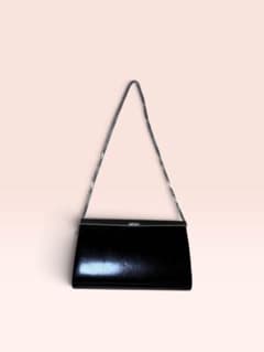✨ 염가 ✨ CROWN BAG 크라운 백 체인 숄더 블랙 레트로