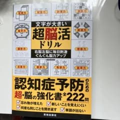 文字が大きい超脳活ドリルのサムネイル