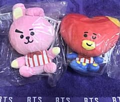 BT21 Diner 1번 복권 TATA&COOKY 봉제인형 세트