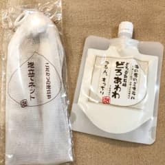 どろ豆乳石鹸 どろあわわ 泡立てネット付きのサムネイル