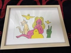 mark gonzales マークゴンザレス 絵画 - メルカリ