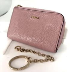 ♥*♥様 FURLA コインケース キーチェーン付き モーブピンクのサムネイル