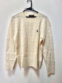 POLO RALPH LAUREN ケーブルニット セーター アイボリーのサムネイル